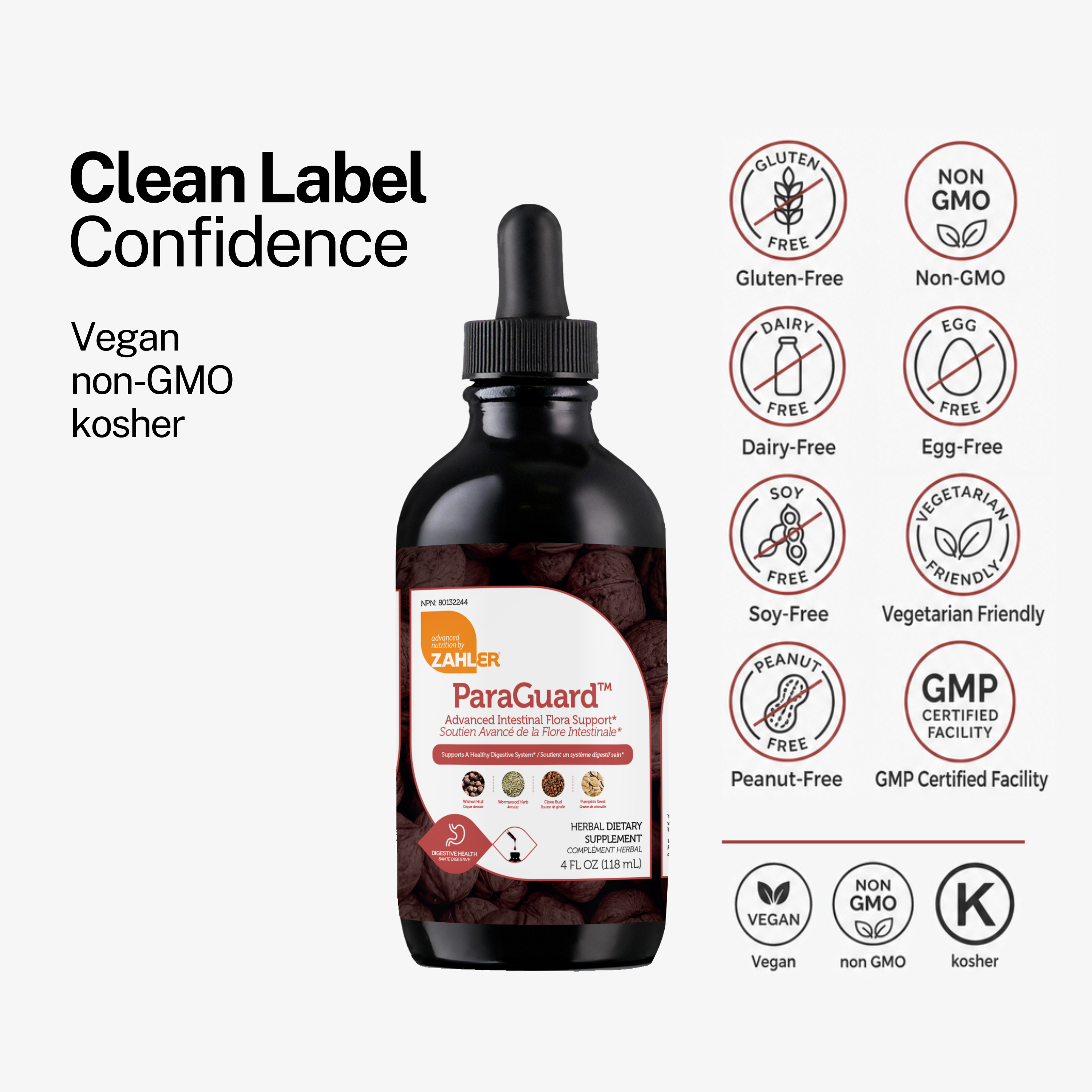 Zahler ParaGuard™ Liquid - Advanced Intestinal Flora Support | 118mL