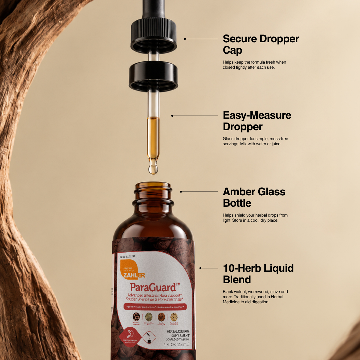 Zahler ParaGuard™ Liquid - Advanced Intestinal Flora Support | 118mL